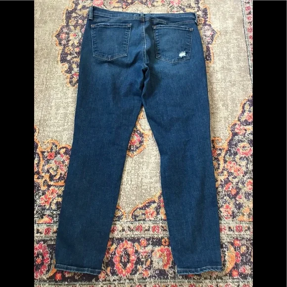 J BRAND LOW RISE CROP AFFINITY DESTRUCT JEANS 31 - Picture 4 of 4